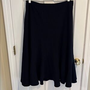 Kenar Black Skirt with riffled bottom size 12 in great condition